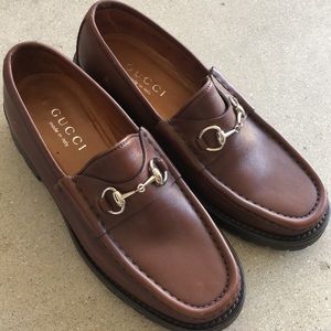Women’s Gucci lug sole loafers